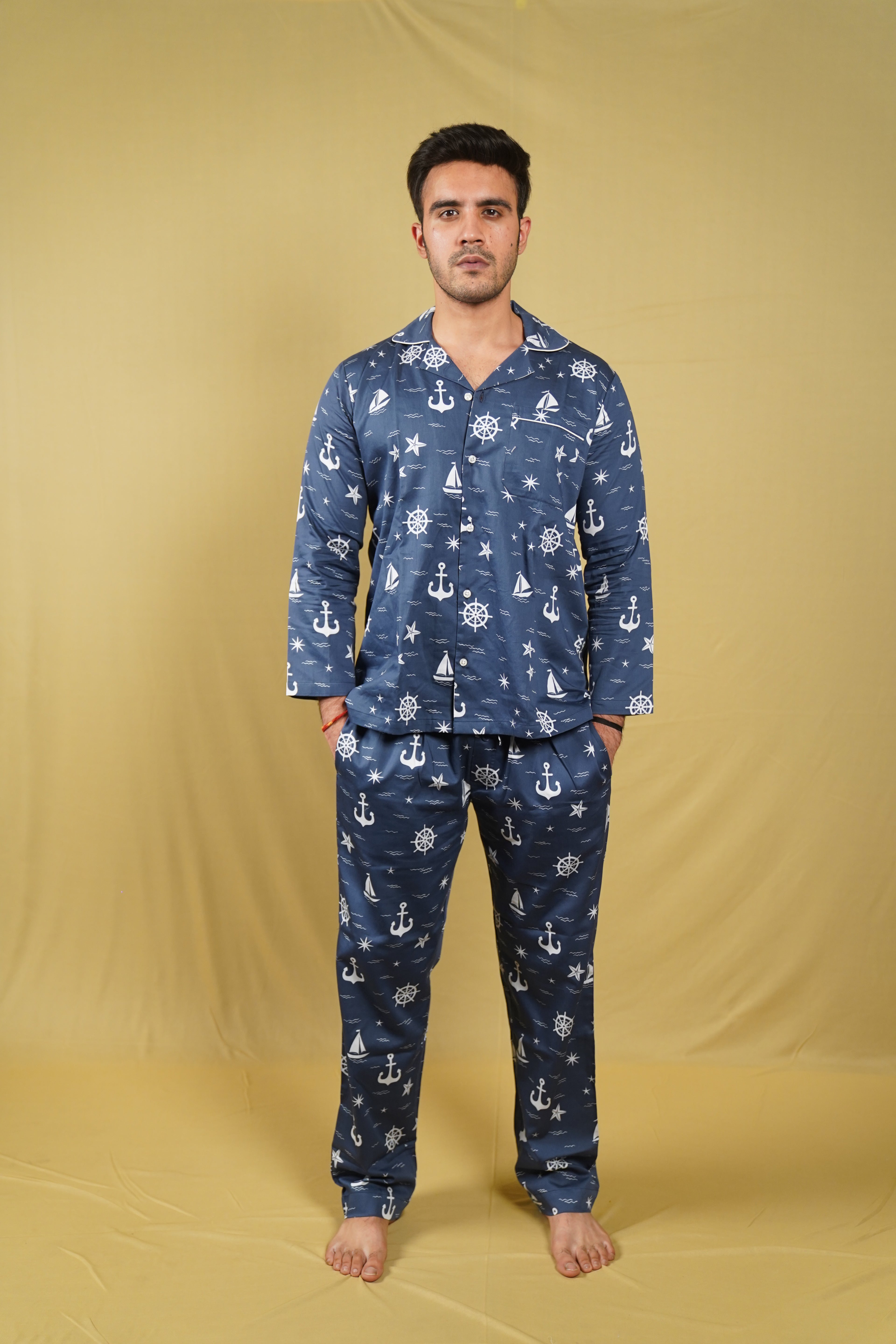 Nautical Nights Men Pyjama Set