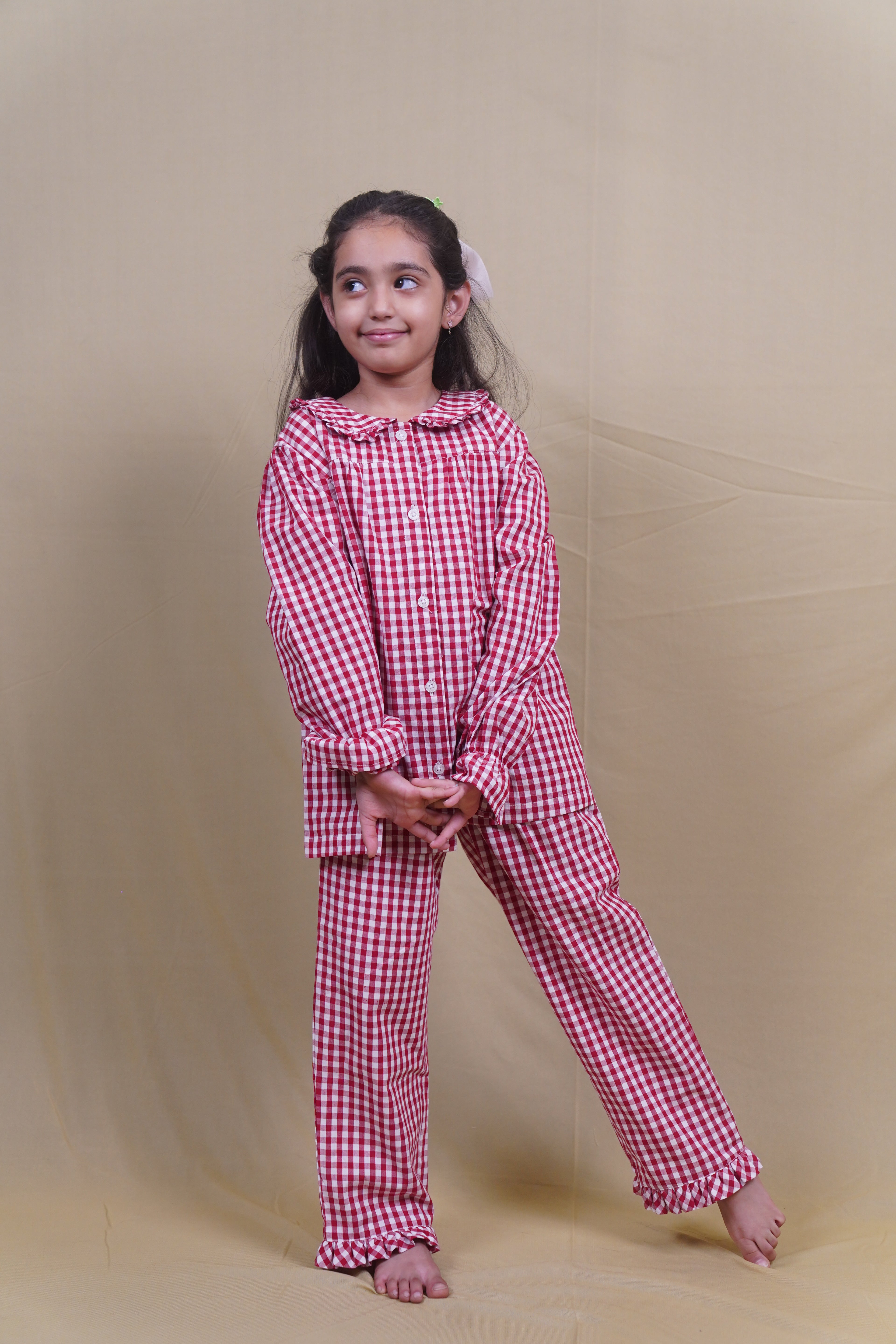 Cotton Candy Red Kids  Pyjama Set