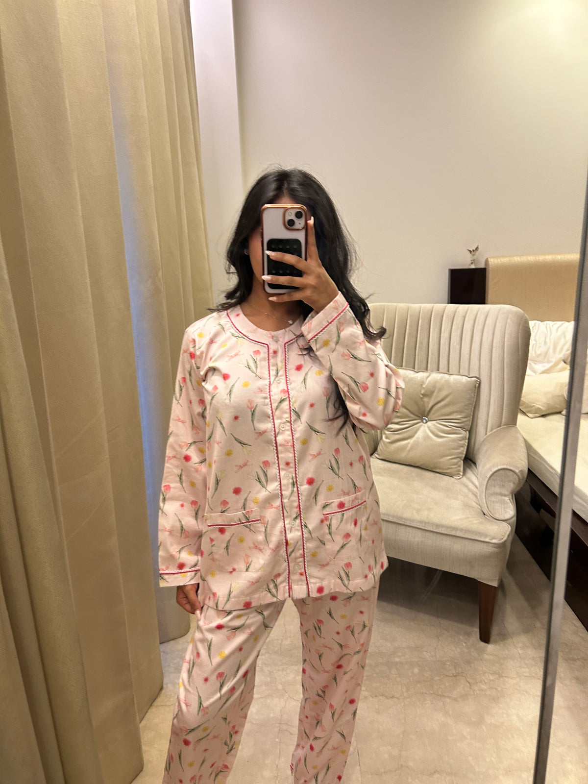 Soft Bloom Women  Pyjama Set