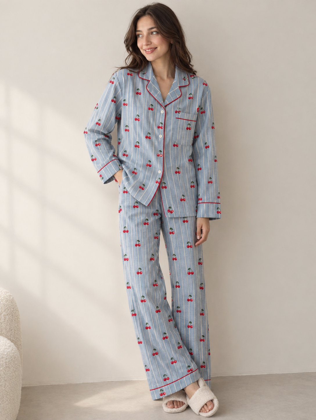 Cherry Pop Women Pyjama Set